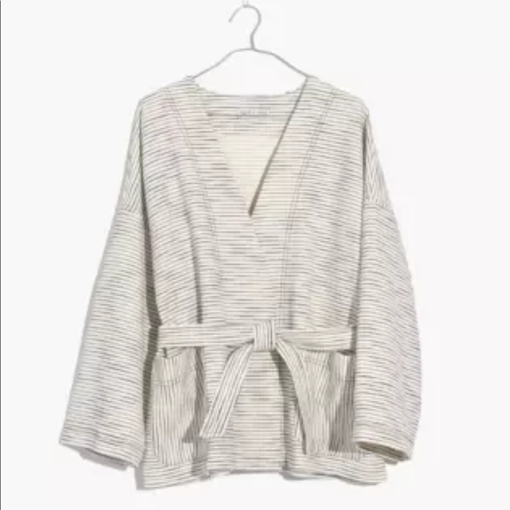Madewell Texture & Thread Knit Wrap Jacket - Picture 10 of 11
